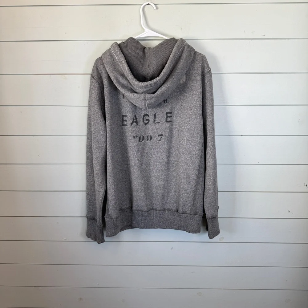 American Eagle Outfitter gray‎ full zip jacket men's size large